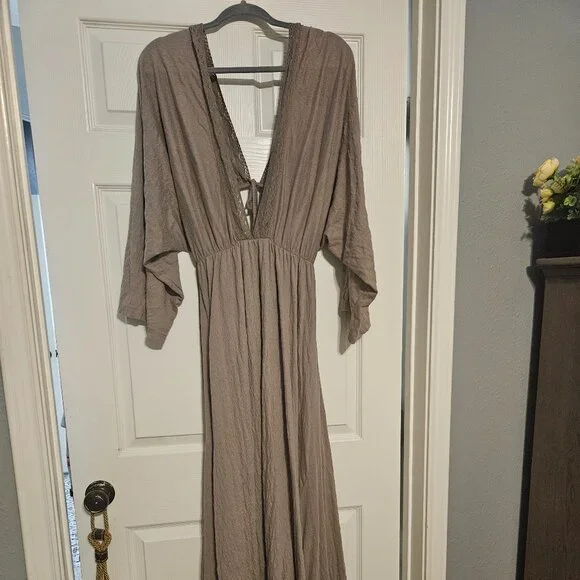 Free People Gray Maxi Dress - Picture 9 of 13